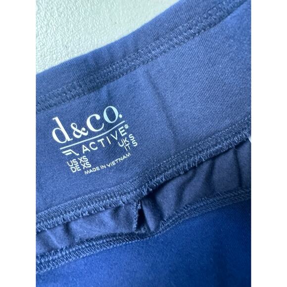 QVC Denim&Co Reg Yoga Stretch Lightly Boot Pant w/Pockets Navy NWOT Size XS - Picture 7 of 8